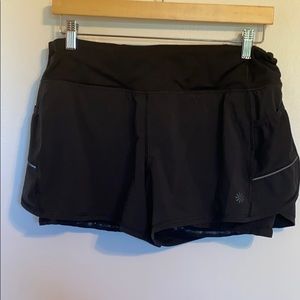 Athlete two layer running shorts